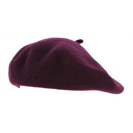 Béret prune Lina