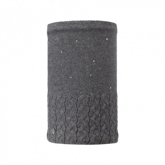 Elie Fleece-Lined Snood Gray - Buff