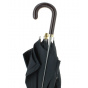 Black Sword Umbrella with Leather Handle - Fayet