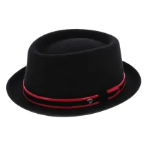 Chapeau Porkpie Impéria noir - Panizza Reference : 5797 | Chapellerie Traclet