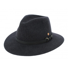 Georgia Wide Brim Felt Hat with Ear Flaps - Mayser
