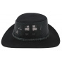 Black Traveler Hat - Suede Breezer Explorer
