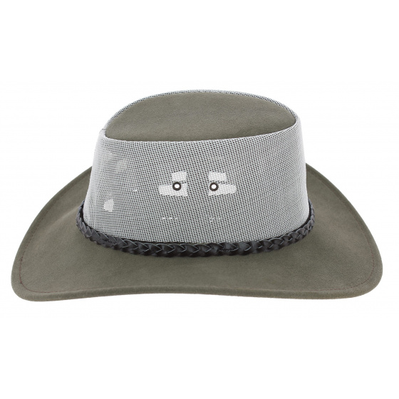 Grey Traveller Hat - Suede Breezer Explorer