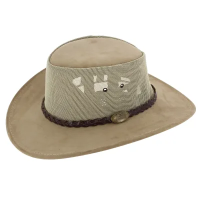 Chapeau Traveller Suede Breezer Explorer Beige - Jacaru Reference : 6930 | Chapellerie Traclet