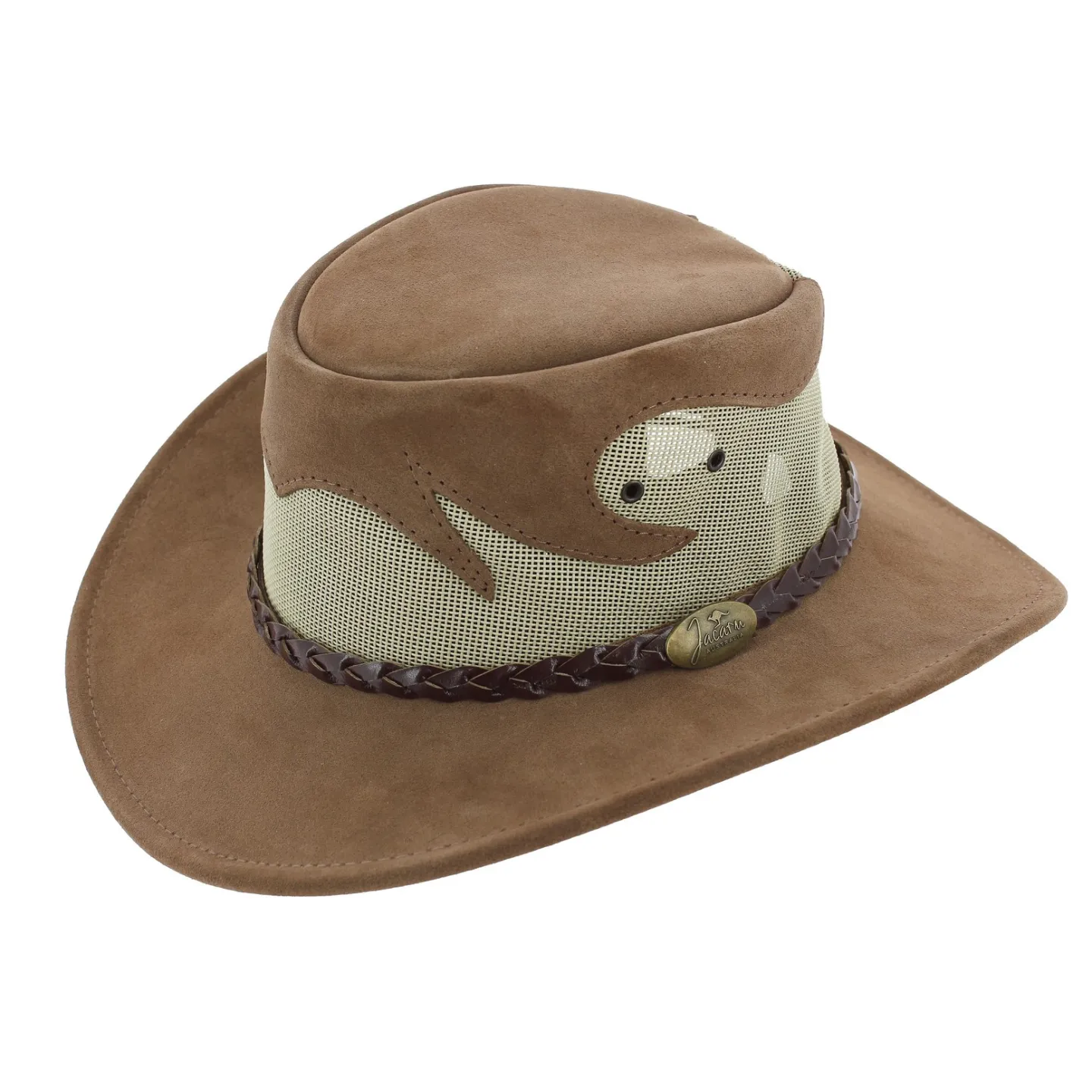 Chapeau Traveller Rockhampton Cuir Marron - Jacaru Reference : 6865 | Chapellerie Traclet