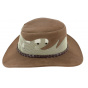 Rockhampton Traveller Hat Brown Leather - Jacaru