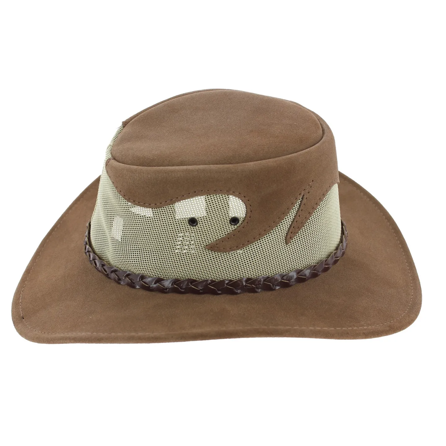 Chapeau Traveller Rockhampton Cuir Marron - Jacaru Reference : 6865 | Chapellerie Traclet