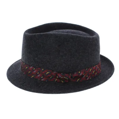 Felt trilby hat - grey - Hat Shop Reference: 6298 | Traclet Hatters