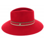 Chapeau feutre - Gemma rouge
