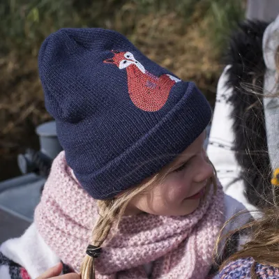 Hera fox beanie navy -Barts- Traclet Hat Shop Reference: 2747 | Traclet Hat Shop