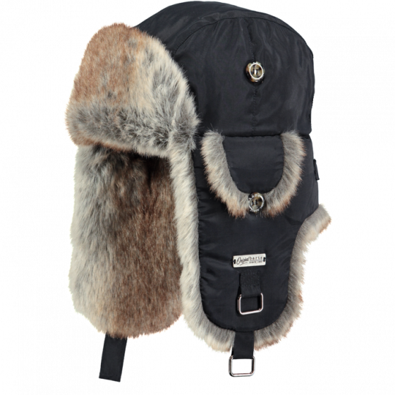 Children's Black Kamikaze Ushanka - Barts