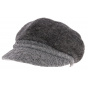 Carla Wool Newsboy Cap Anthracite - Mtm
