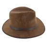 Stetson Mantoa leather hat Reference: 662 | Traclet Hat Shop