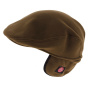 Camel cap with earflaps Sestrieres polar fleece