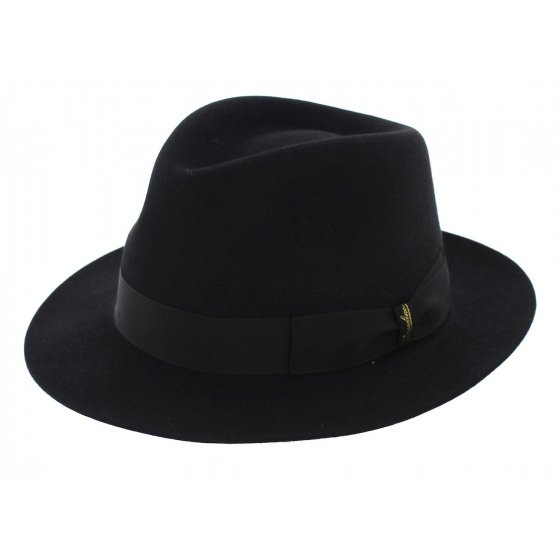 Chapeau Fedora Borsalino Classique Noir