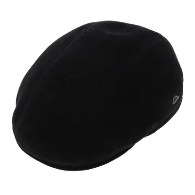Göttmann Black Curved Meije Cap with Ear Flaps Reference: 767 | Traclet Hat Shop