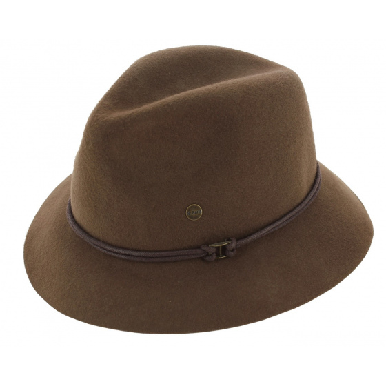 Brown Wool Felt Emmet Traveller Hat - Barts