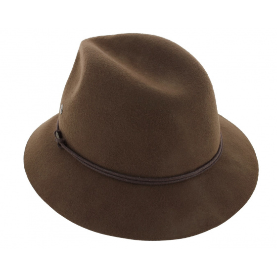Brown Wool Felt Emmet Traveller Hat - Barts
