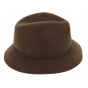 Traveller Emmet Brown Wool Felt Hat - Barts