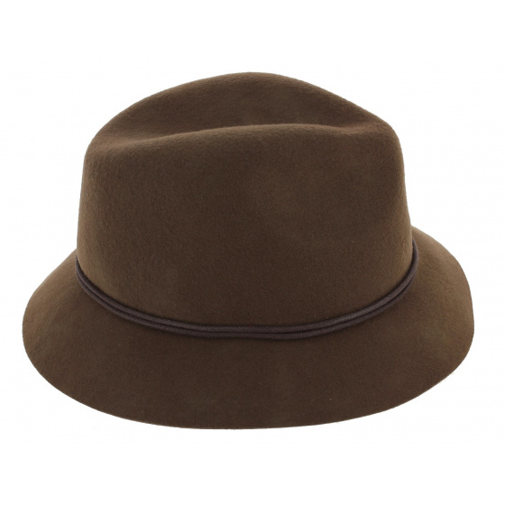 Brown Wool Felt Emmet Traveller Hat - Barts