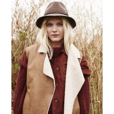 Chapeau Traveller Emmet Feutre Laine Marron - Barts  Reference : 7639 | Chapellerie Traclet