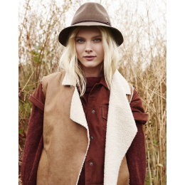 Brown Wool Felt Emmet Traveller Hat - Barts