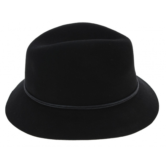 Emmet Traveller Hat Wool Felt Black - Barts