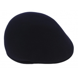 Casquette Bombée Delys Feutre Laine Marine - Traclet