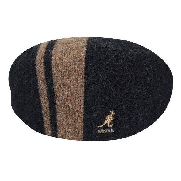 Kangol pour homme Argyle À Rayures 504 couleur noir