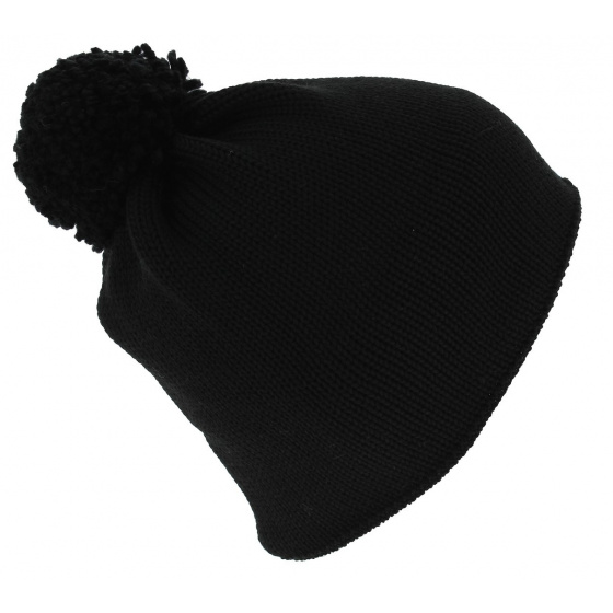 Bonnet Pompon Flaggy France Noir - Eisbär