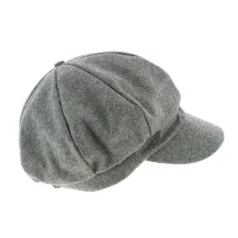 Casquette Gavroche laine - Gris - Traclet Reference : 6102 | Chapellerie Traclet