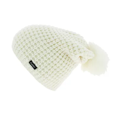 Long Pom Pom Bailey Wool Beanie White - Eisbär Reference: 4274 | Traclet Hat Shop