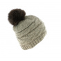 Pompon Fourrure Foxy Taupe- Traclet