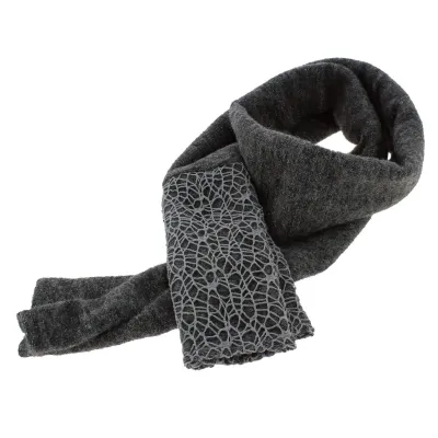 Écharpe Kohali Laine & Polyester Anthracite - Mtm Reference : 2424 | Chapellerie Traclet
