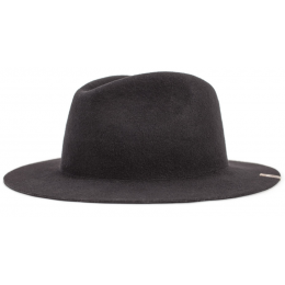 Traveller Mojave Felt Wool Hat black delavé - Brixton