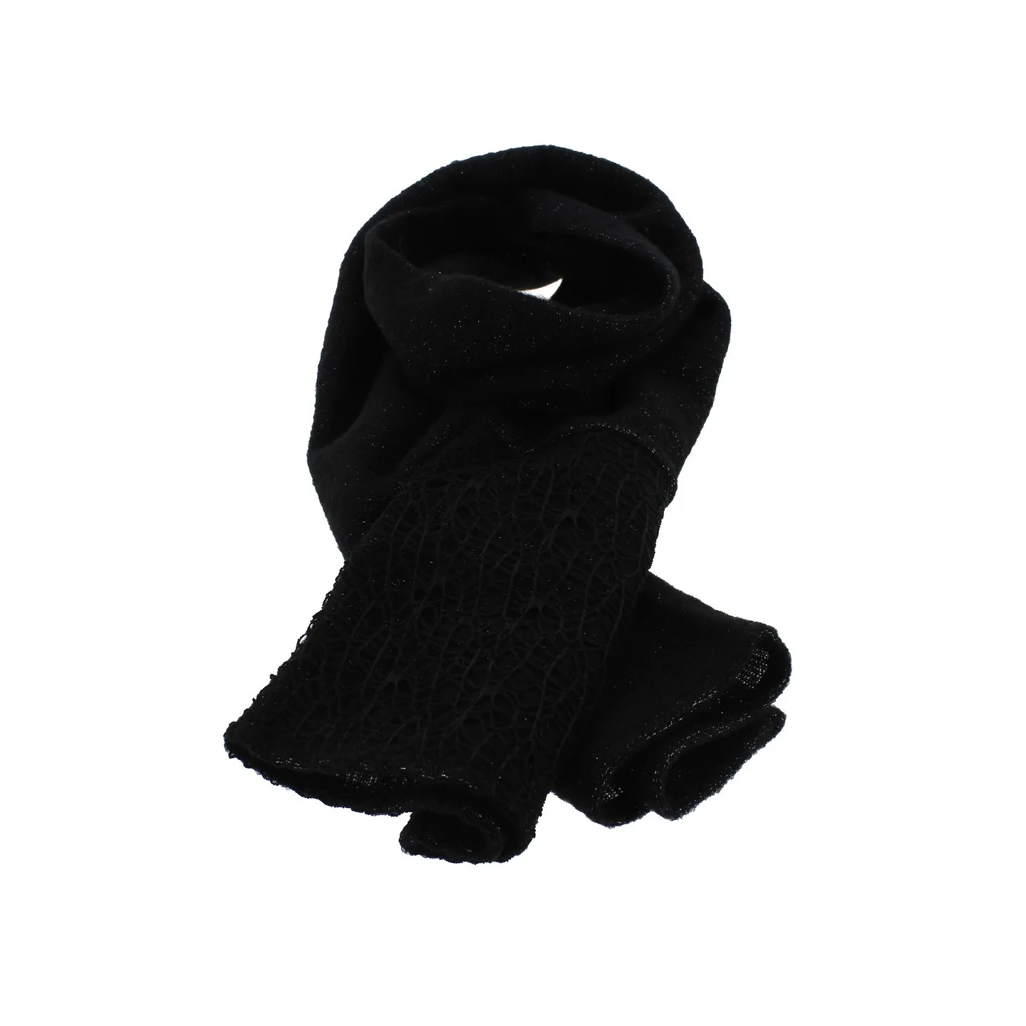 Kohali Wool & Polyester Scarf Black - Mtm Reference: 1877 | Chapellerie Traclet