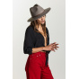 Taupe Wool Felt Traveller Field Hat - Brixton