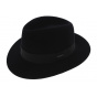 Toledo Fur Felt Fedora Hat Black - Stetson