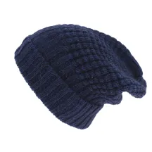 Bonnet Long Bellevarde Laine & Mohair Bleu - Traclet Reference : 6124 | Chapellerie Traclet