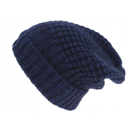 Bellevarde Long Bonnet Wool & Mohair Blue - Traclet