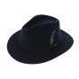 Yutan Traveller Hat Blue Wool Felt - Stetson
