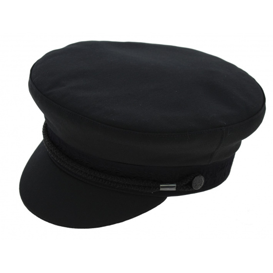 Pornic Sailor Summer Cotton Cap Black - Traclet