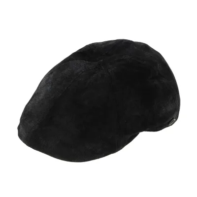 Ruppin Duck Bill Cap Brown Leather - Göttmann Reference: 1372 | Traclet Hat Shop