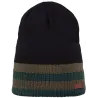 Bonnet Long Struan Acrylique Tricolore Noir - Barts Reference : 5863 | Chapellerie Traclet