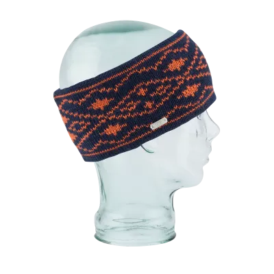 The Whatcom Fleece-Lined Navy Headband - Coal Reference: 7662 | Traclet Hat Shop