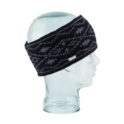 The Whatcom Fleece-Lined Headband Black - Coal Reference: 7664 | Traclet Hat Shop