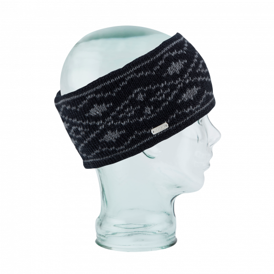 The Whatcom Headband Fleece Lined Black - Coal