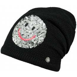 Fable Kids Black Acrylic Beanie - Barts