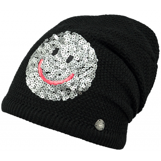 Fable Kids Black Acrylic Beanie - Barts