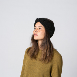 Bandeau Ginger headband noir